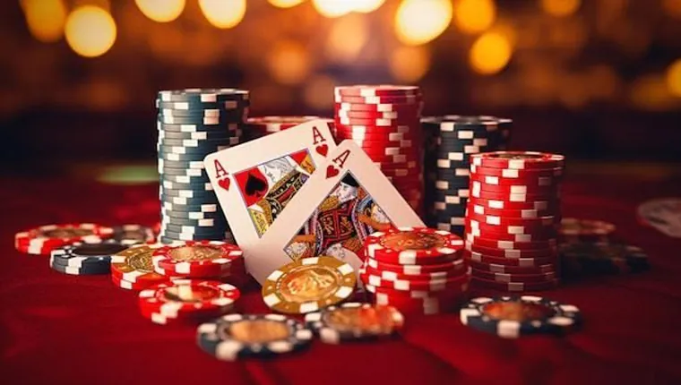 A gamer with a stable internet connection, enjoying uninterrupted online casino playtime on a high-performance setup.