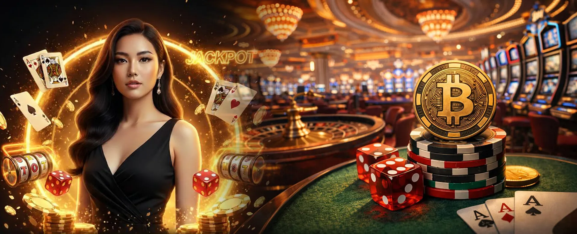 Exciting Live Casino table with a dealer and cards, representing premium playtime online casino in the Philippines