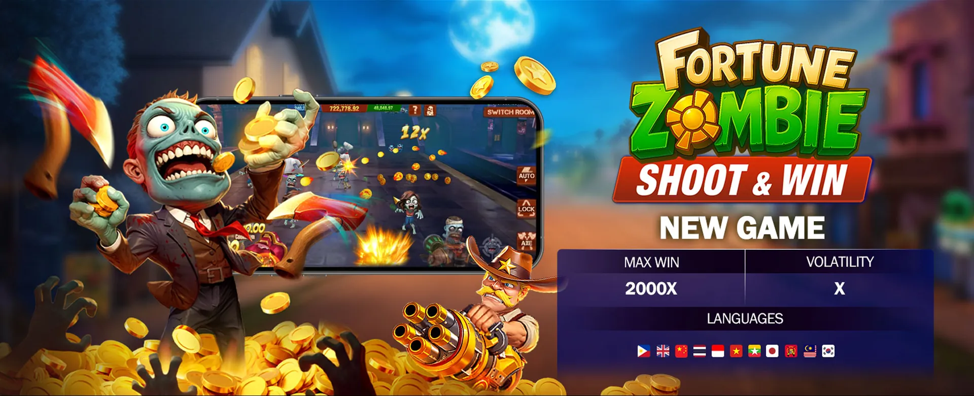 Player enjoying online casino games on a laptop, with golden coins and bright lights, representing maximized playtime and exciting rewards.